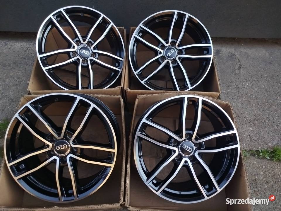 A933Alufelgi uzywane 18 5x112 Et49 75J Vw Audi śląskie Bąków sprzedam