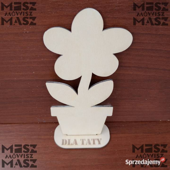 Kwiaty decoupage nauczyciela dziewczynka babci
