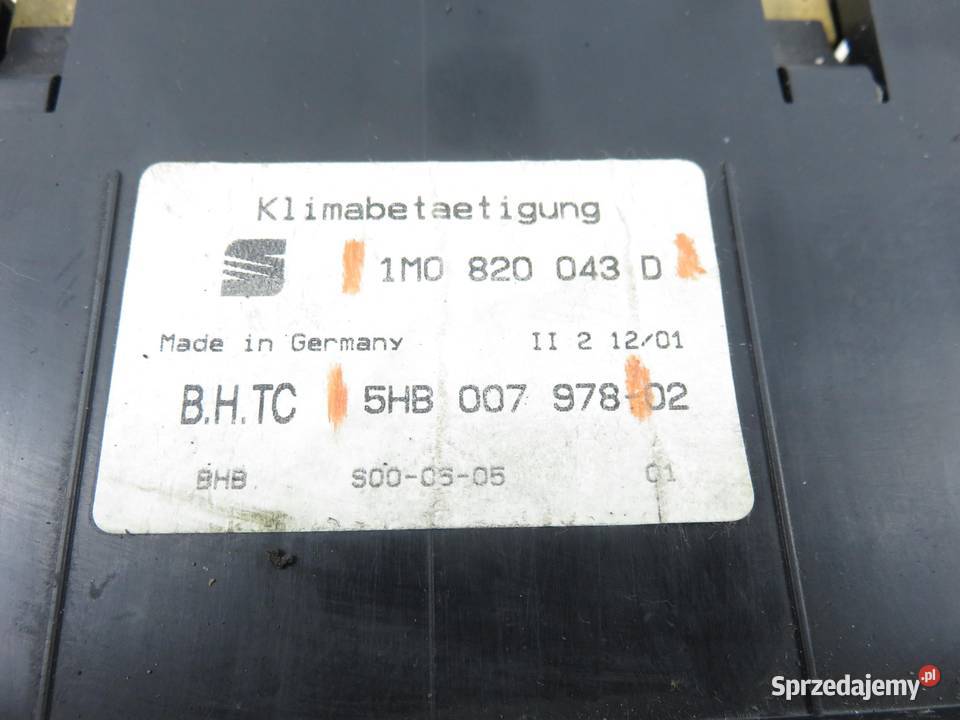 KLIMATRONIK SEAT LEON I 1M1 1M0820043D 5HB007978