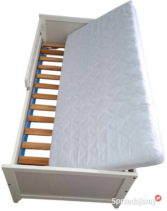 Łóżko dziecięce z barierką materacem IKEA Czeladź sprzedam