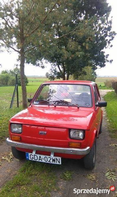Fiat 126p maluch sprzedaż zamiana żuk bmw inne czerwony Pruszcz Gdański sprzedam