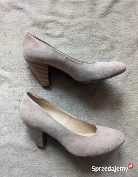 Beżowe czółenka na obcasie Graceland Gdańsk