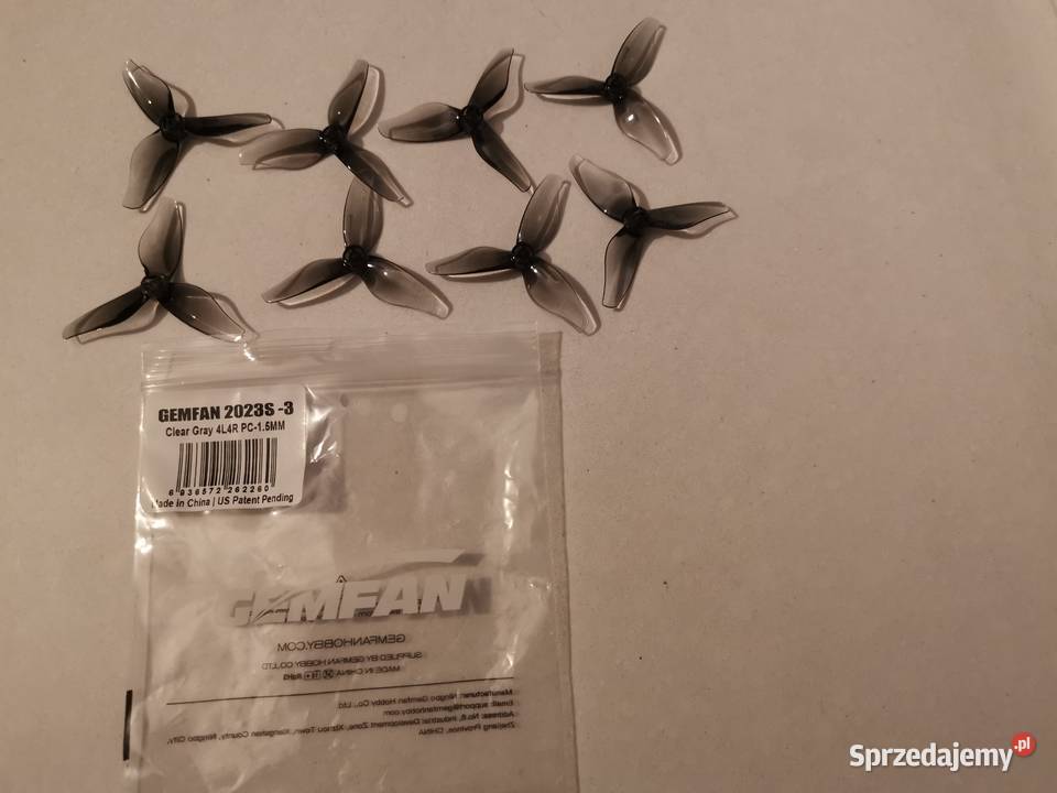 Śmigła Gemfan 2023S3 NOWE nawet nie zakładane Gdynia
