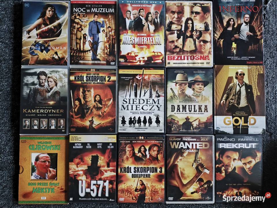 Filmy DVD kolekcja tanio płyty Warszawa sprzedam