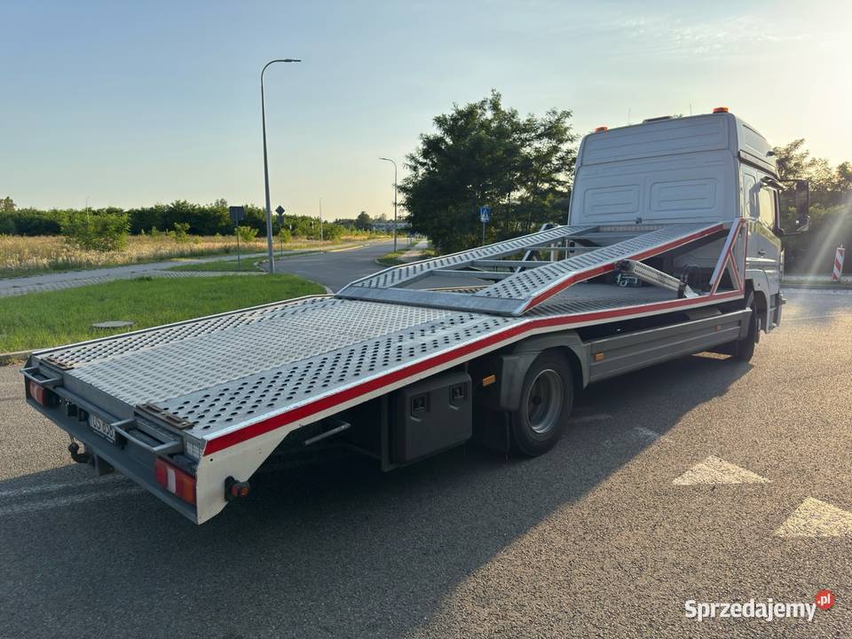 Mercedes Atego 1023 Autolaweta na dwa auta Pomoc Autolawety Ostrowiec Świętokrzyski