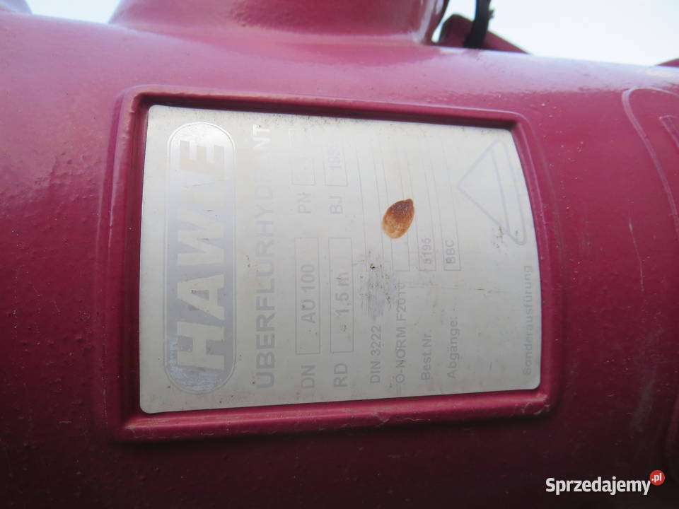 HYDRANT NAZIEMNY HAWLE Wąchock