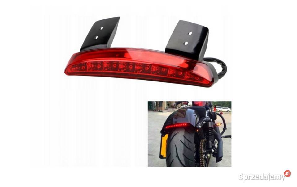 LAMPA MOTOCYKLOWA LED TYŁ POD BŁOTNIK Sosnowiec