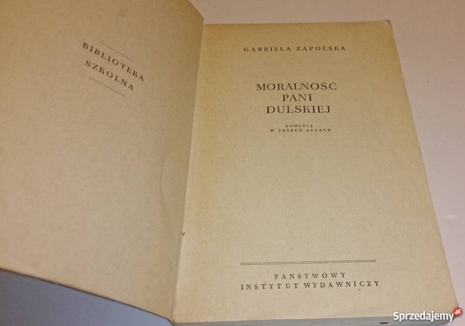 Gabriela Zapolska Moralność pani Dulskiej
