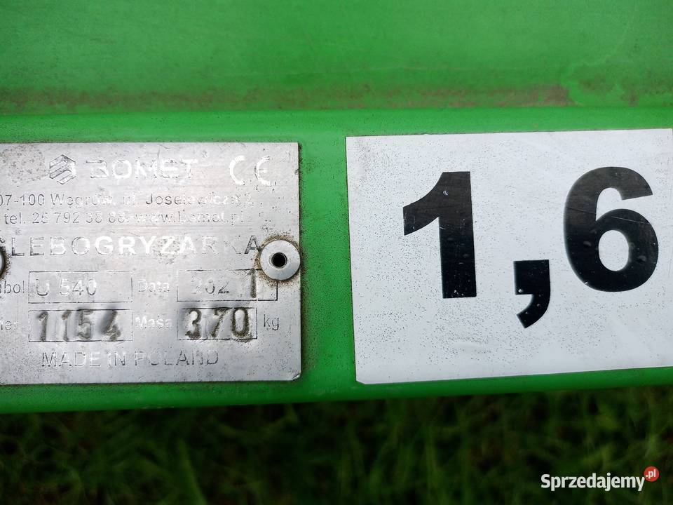 Glebogryzarka 16m Bomet Żelechów