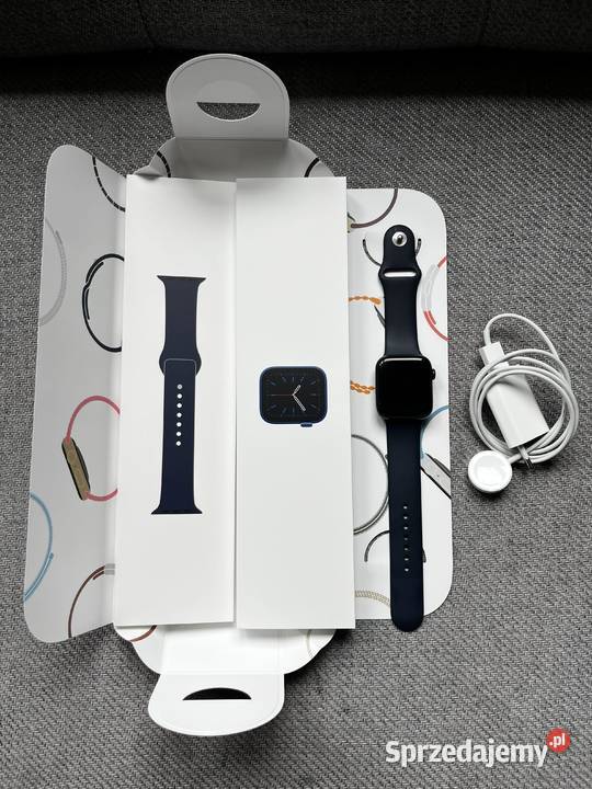 Iwatch 6 44mm granatowy super stan oryginalny Pozostałe Warszawa