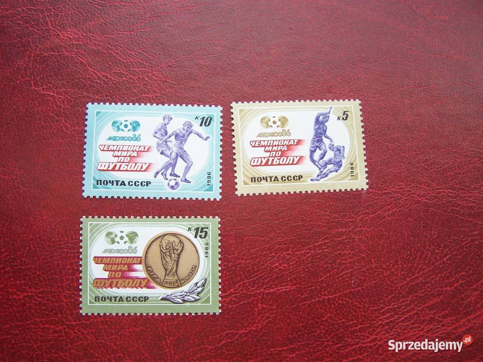 ZSRR 1986 MNH Mi 561214 Sport Piłka nożna MŚ Tychy sprzedam