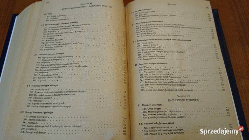 Rachunek różniczkowy i całkowy 2 Fichtenholz pomorskie Gdańsk
