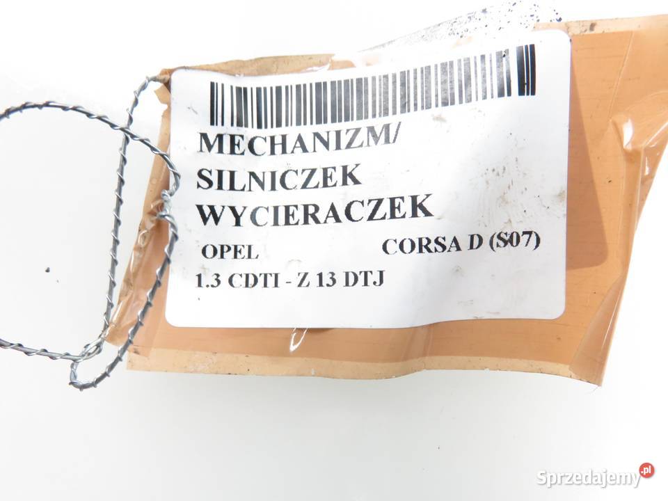 MECHANIZM WYCIERACZEK OPEL CORSA D 13182340 małopolskie
