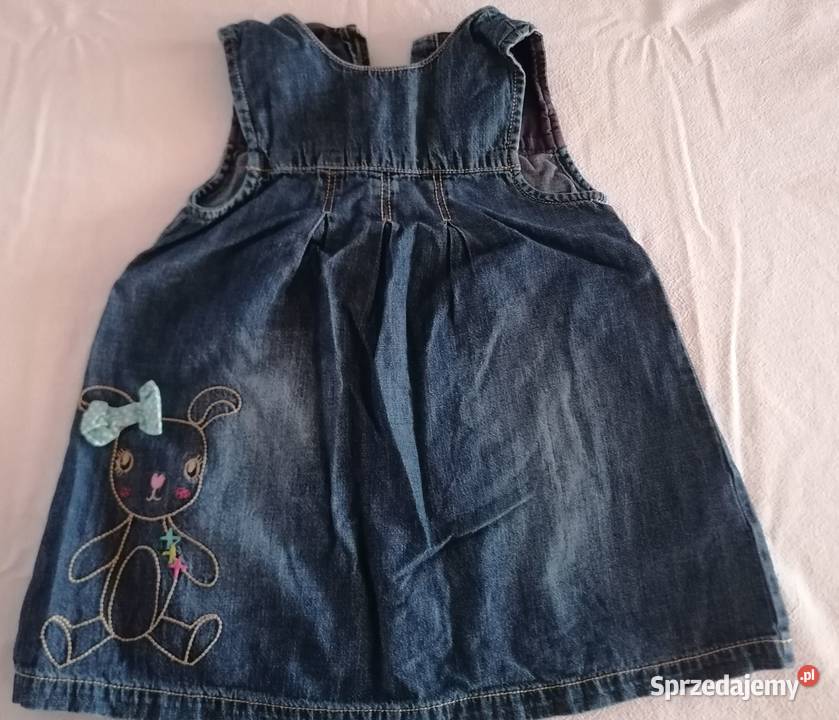 Sukienka jeansowa rozmiar 86 Dla Dziecka łódzkie Łódź