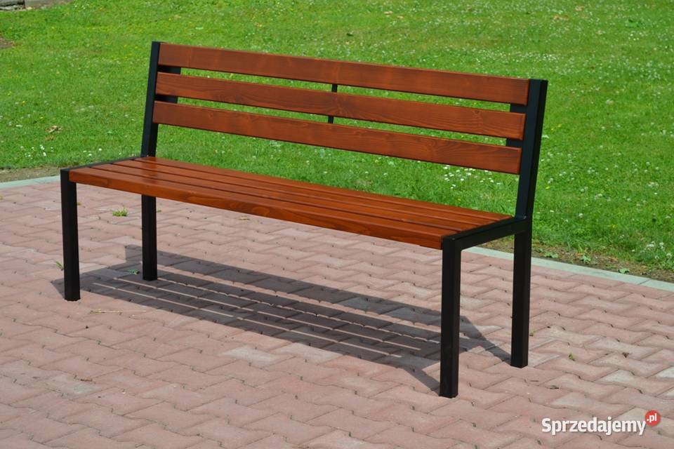 Ławka miejska ogrodowa parkowa W127 metal