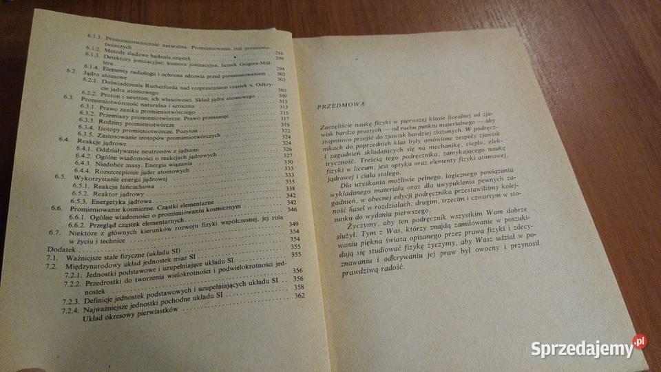 Fizyka 4 podręcznik liceum LO IV Massalska Jerzy Rok wydania 1987