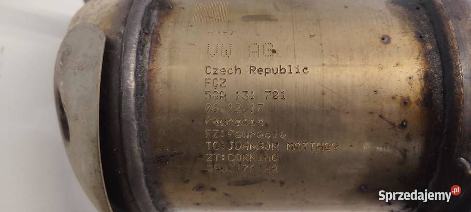 VW TIGUAN II TŁUMIK ŚRODKOWY KATALIZATOR