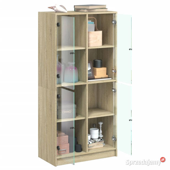 Szafka z drzwiczkami dąb sonoma 68x37x142 Warszawa