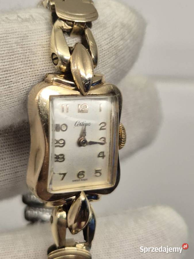 Rzadki zegarek vintage Certina Au śląskie Chorzów