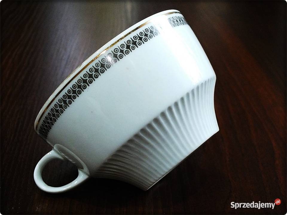 Stara Filiżanka Weisswasser Porcelana Niemcy z lubuskie Żary