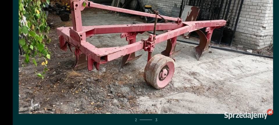 Pług zagonowy 4 skibowy ruski rosyjski Rokszyce Drugie