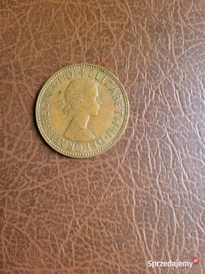 Half penny z Elizabeth II Zielona Góra sprzedam