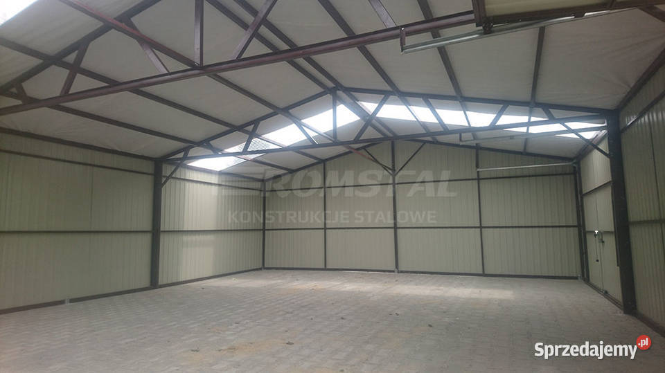 Garaż Blaszany DREWNOPODOBNY 10x6m Hala Magazyn śląskie Szczekociny