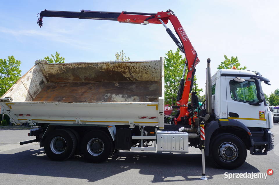 MercedesBenz Arocs 2636 Fassi F155A022 6t kupiony w salonie Kraków