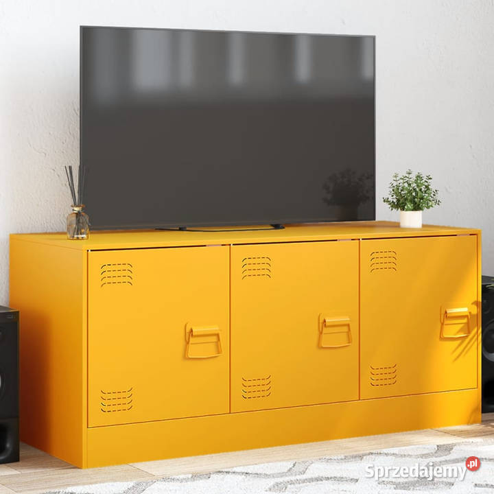 Szafka pod telewizor musztardowa 99x39x44 Warszawa