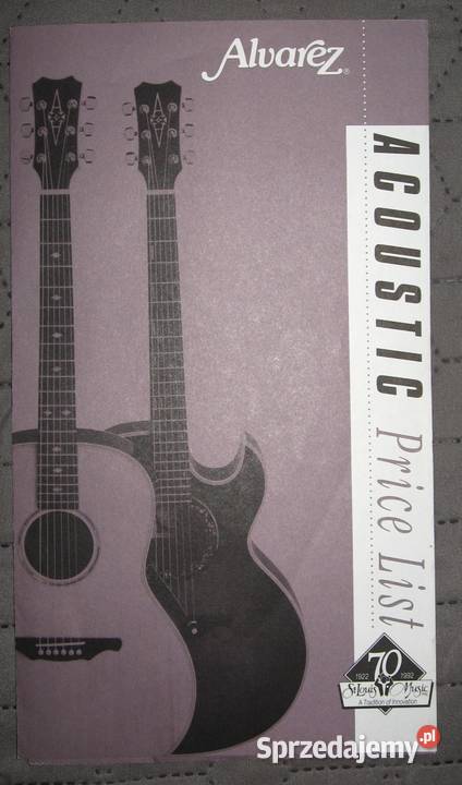 Alvarez Acoustic Guitars Catalog List katalog pomorskie Kępice