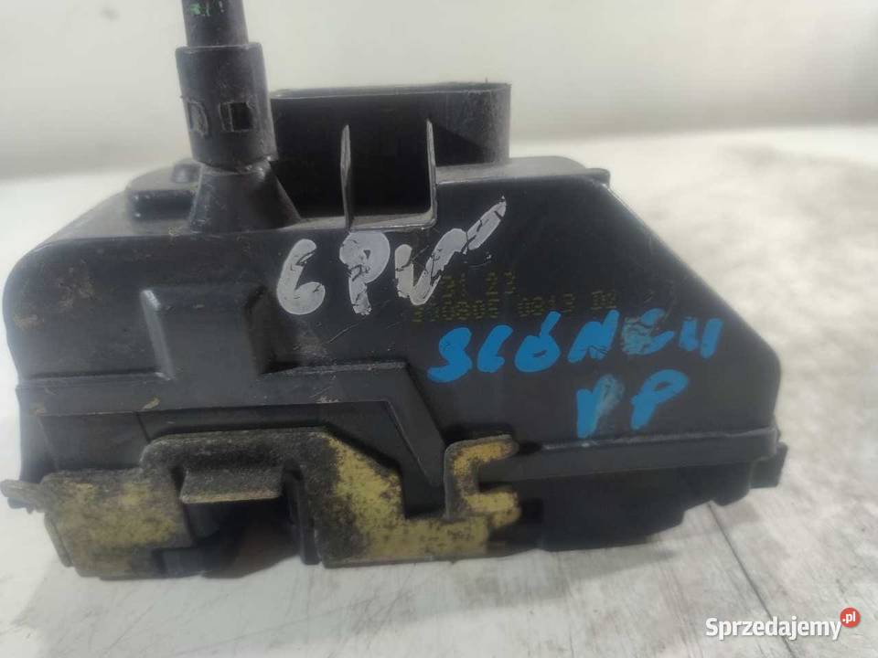 ZAMEK DRZWI PRAWY PRZÓD RENAULT SCENIC II 6 PIN