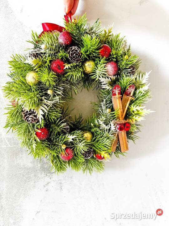 Wianek świąteczny rozmiar M Dom i Ogród Zielona Góra sprzedam