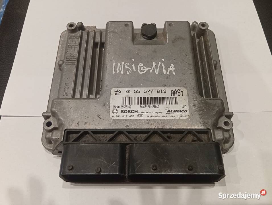 Komputer sterownik silnika OPEL INSIGNIA 20 CDTI osobowe dolnośląskie Wrocław