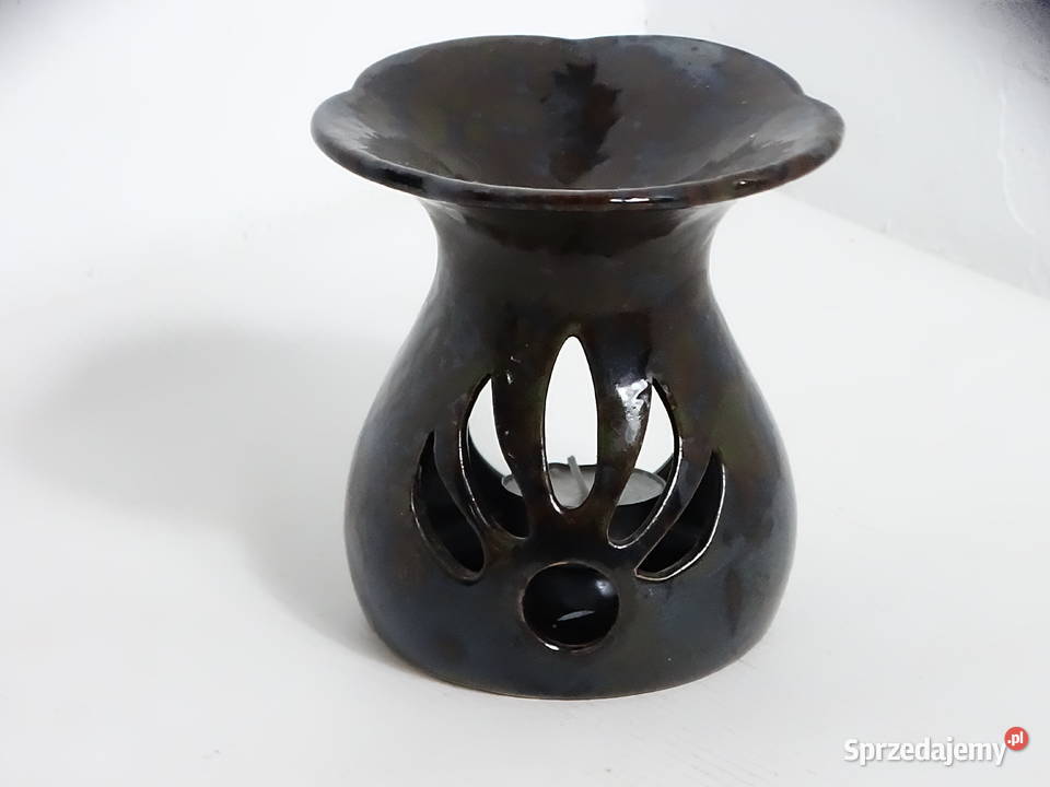 Elegancki Kominek Ceramiczny Efekt Petrol lubelskie Biłgoraj