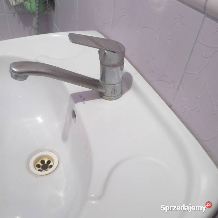 ZLEW ŁAZIENKOWY BATERIA syfon lustro wieszak Ropczyce