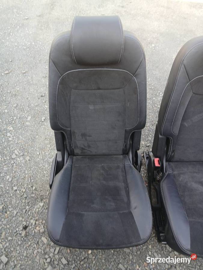 Fotele Siedzenia komplet skóra alcantara Ford S