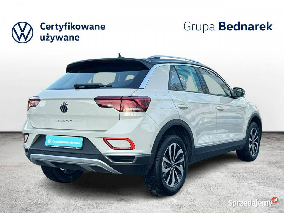 Volkswagen TRoc Bezwypadkowy Salon Polska Serwis 6233km Łódź