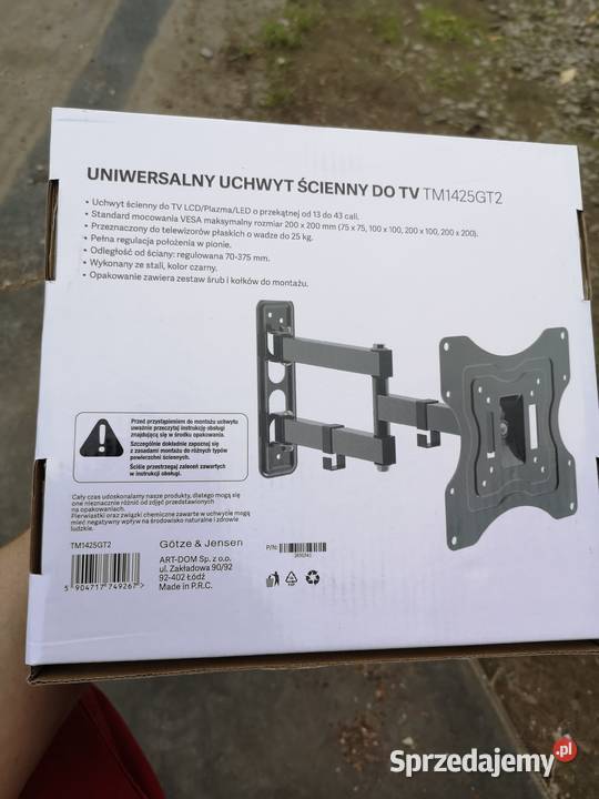 Uchwyt ścienny do telewizora 1343 cale Gdańsk