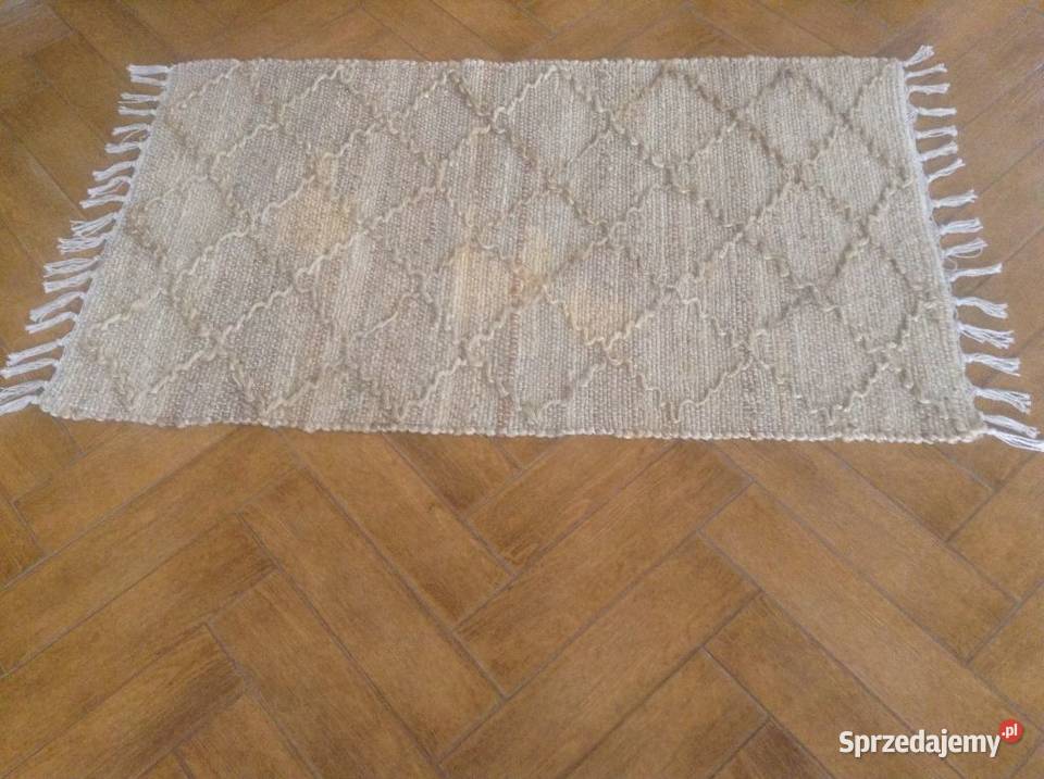 Dywanik z frędzlamirękodzieło 120 x 70 Opole
