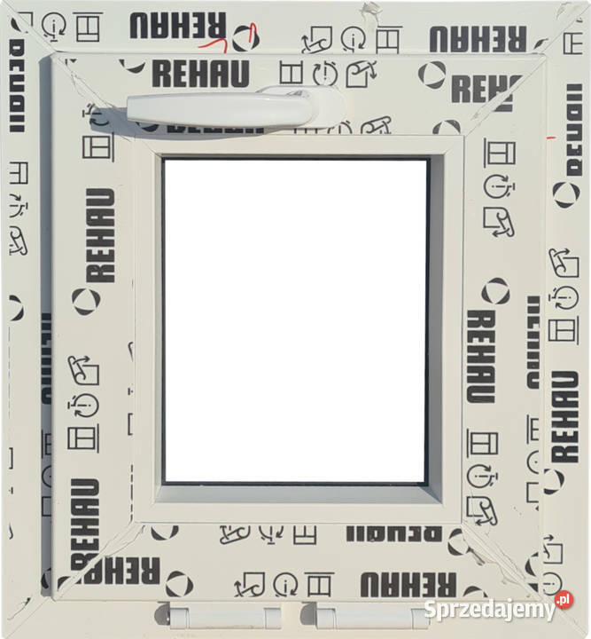 OKNA KacprzaK OKNO PCV 40X45 NOWE ZEW ANTRACYT Siedlce
