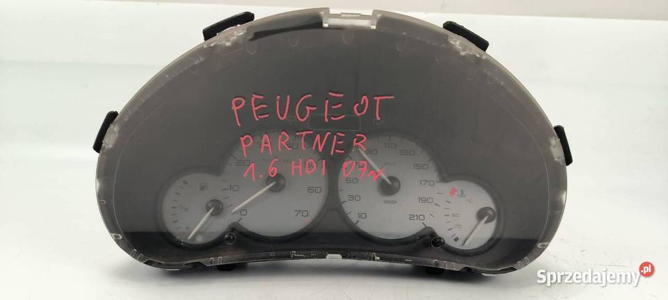 LICZNIK ZEGAR PEUGEOT PARTNER 9662745380 Lipno
