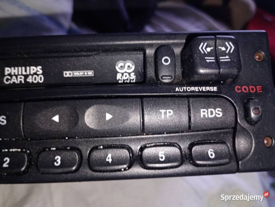 Radio na kasety PHILIPS CAR 400 Panel nowy dolnośląskie Wrocław sprzedam