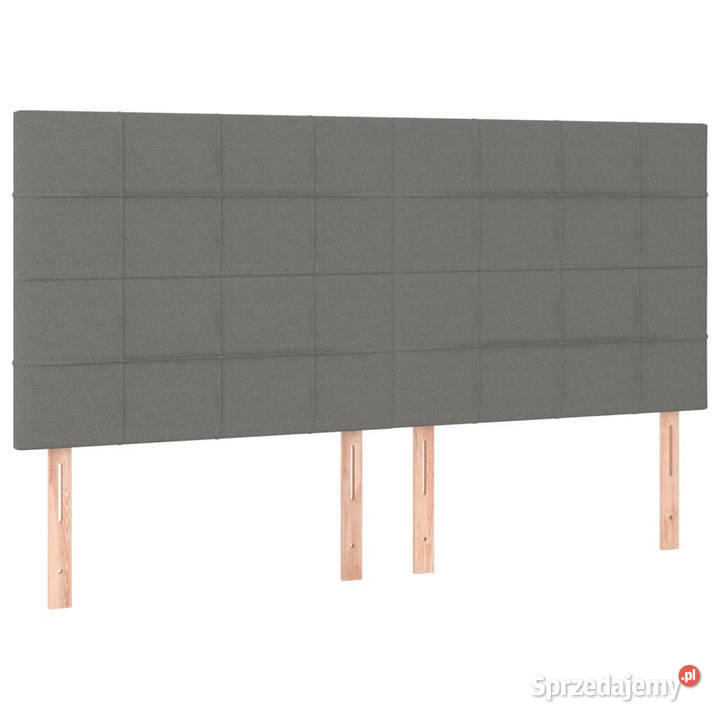 Zagłówek do łóżka z LED ciemnoszary 200x5x118128 mazowieckie