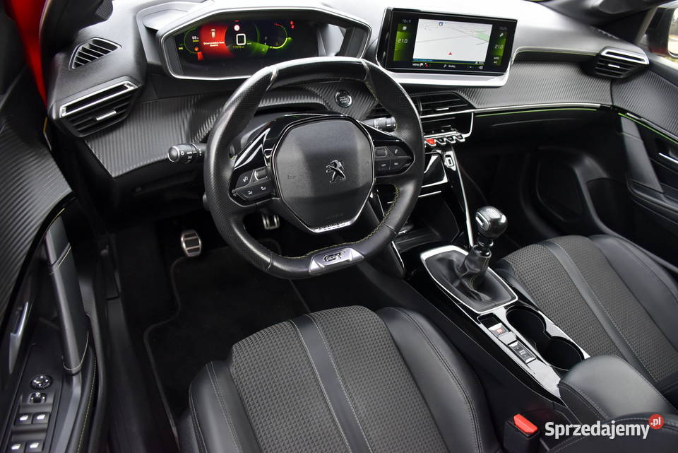 Peugeot 208 II GT TURBO Perła Rouge Elixir elektryczne lusterka Samochody osobowe łódzkie sprzedam