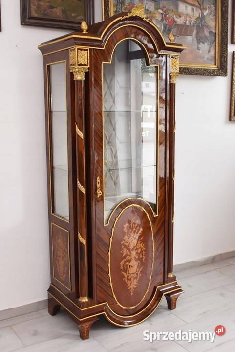 Witryna Piękna Styl Empire Gablotka Serwantka