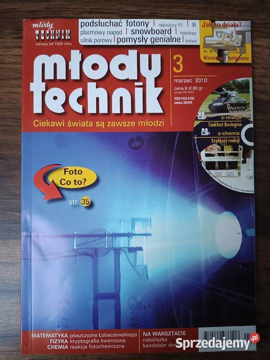 Młody Technik 032010 marzec DVD Zbylitowska Góra