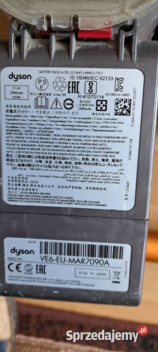 Sprzedam 2 Odkurzacze firmy DYSON model v8