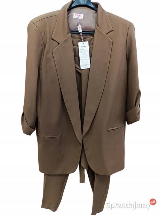 Ekskluzywny garnitur damski ADIKA TANGO mleczna zielony Wieluń