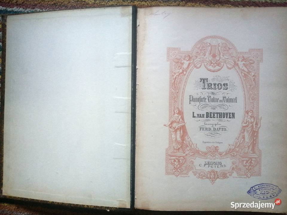 Zbiór partytur z końca XIX w Łódź sprzedam