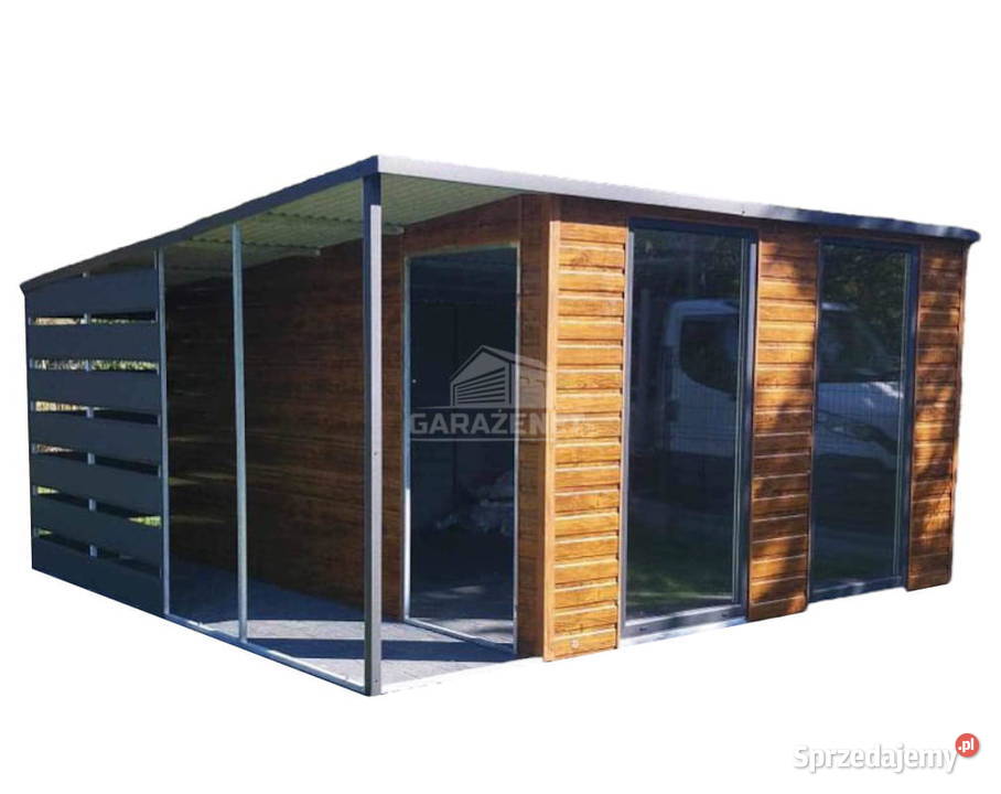 SCHOWEK DOMEK OGRODOWY 3M X 4M WIATA 1M SPAD W Łapanów